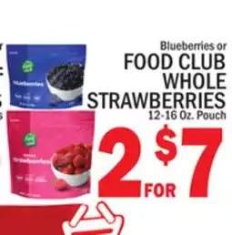 C Town FOOD CLUB WHOLE STRAWBERRIES offer
