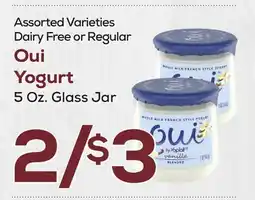 DeCicco & Sons Oui Yogurt offer