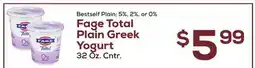 DeCicco & Sons Fage Total Plain Greek Yogurt offer