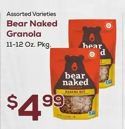 DeCicco & Sons Bear Naked Granola 11-12 Oz. Pkg offer