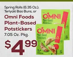 DeCicco & Sons Omni Foods Plant-Based Potstickers 7 05 Oz. Pkg offer