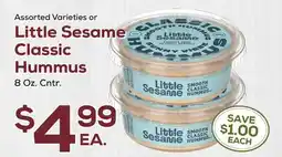 DeCicco & Sons Little Sesame Classic Hummus offer
