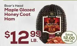 DeCicco & Sons Boar's Head Maple Glazed Honey Coat Ham offer