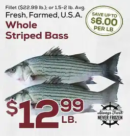 DeCicco & Sons Whole Striped Bass offer