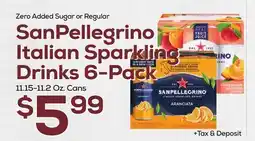 DeCicco & Sons SanPellegrino Italian Sparkling Drinks 6-Pack offer