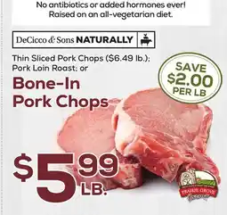 DeCicco & Sons Bone-In Pork Chops offer