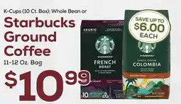 DeCicco & Sons Starbucks Ground Coffee 11 -. Bag offer