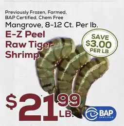 DeCicco & Sons E-Z Peel Raw Tiger Shrimp offer