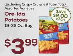DeCicco & Sons Ore-Ida Potatoes offer