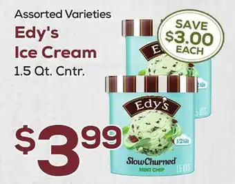 DeCicco & Sons Edy's Ice Cream offer