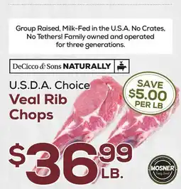 DeCicco & Sons Veal Rib Chops offer