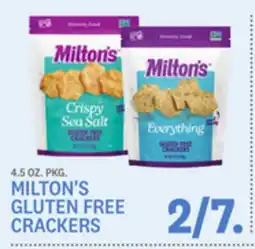 Kings Food Markets MILTON'S GLUTEN FREE CRACKERS offer