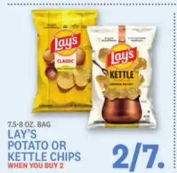 Kings Food Markets LAY'S POTATO OR KETTLE CHIPS offer