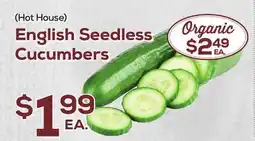 DeCicco & Sons English Seedless Cucumbers offer