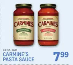 Kings Food Markets CARMINE'S PASTA SAUCE offer