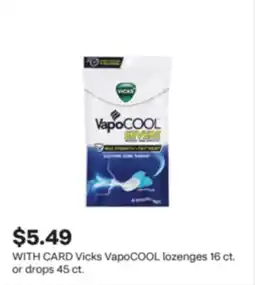 CVS Vicks VapoCOOL lozenges 16 ct. or drops 45 ct offer