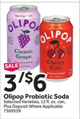 Stop&Shop Olipop Probiotic Soda offer