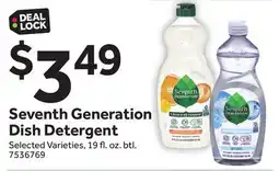 Stop&Shop Seventh Generation Dish Detergent offer