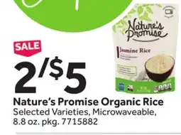 Stop&Shop Nature's Promise Organic Rice offer