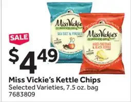 Stop&Shop Miss Vickie's Kettle Chips offer
