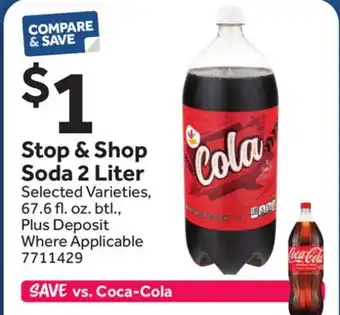 Stop&Shop Stop & Shop Soda offer