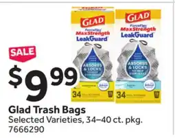 Stop&Shop Glad Trash Bags offer