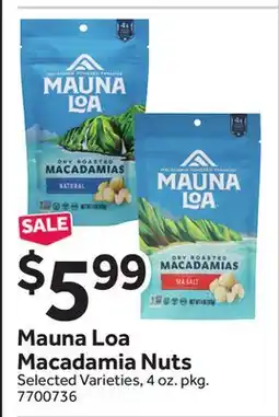 Stop&Shop Mauna Loa Macadamia Nuts offer