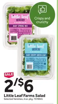 Stop&Shop Little Leaf Farms Salad offer