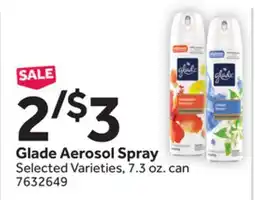Stop&Shop Glade Aerosol Spray offer