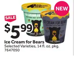 Stop&Shop Ice Cream for Bears offer