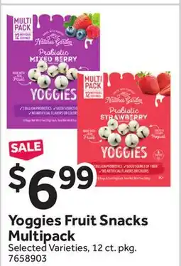 Stop&Shop Yoggies Fruit Snacks Multipack offer