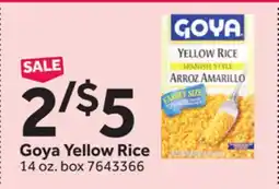 Stop&Shop Goya Yellow Rice offer