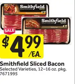 Stop&Shop Smithfield Sliced Bacon offer