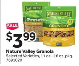 Stop&Shop Nature Valley Granola offer