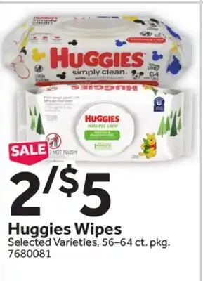 Stop&Shop Huggies Wipes offer