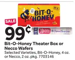 Stop&Shop Bit-O-Honey Theater Box or Necco Wafers offer