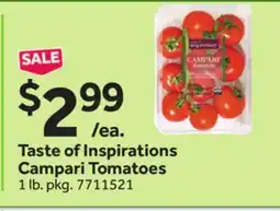 Stop&Shop Taste of Inspirations Campari Tomatoes offer