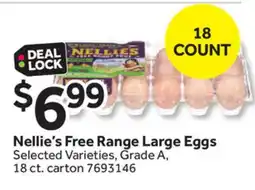 Stop&Shop Nellie's Free Range Large Eggs offer