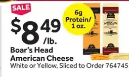 Stop&Shop Boar's Head American Cheese offer