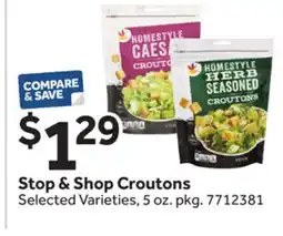 Stop&Shop Stop & Shop Croutons offer