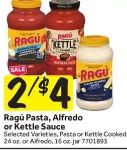 Stop&Shop Ragú Pasta, Alfredo or Kettle Sauce offer