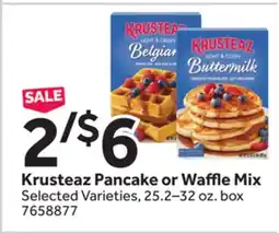 Stop&Shop Krusteaz Pancake or Waffle Mix offer