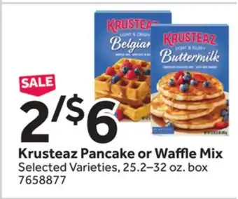 Stop&Shop Krusteaz Pancake or Waffle Mix offer
