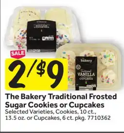 Stop&Shop The Bakery Traditional Frosted Sugar Cookies or Cupcakes offer
