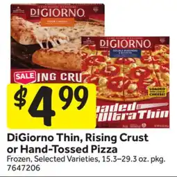 Stop&Shop DiGiorno Thin, Rising Crust or Hand-Tossed Pizza offer