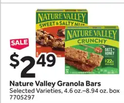 Stop&Shop Nature Valley Granola Bars offer
