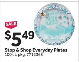 Stop&Shop Stop & Shop Everyday Plates offer