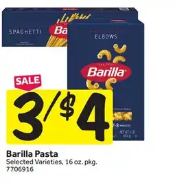 Stop&Shop Barilla Pasta offer