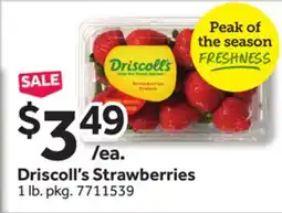 Stop&Shop Driscoll's Strawberries offer