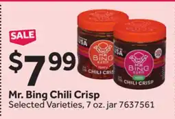Stop&Shop Mr. Bing Chili Crisp offer